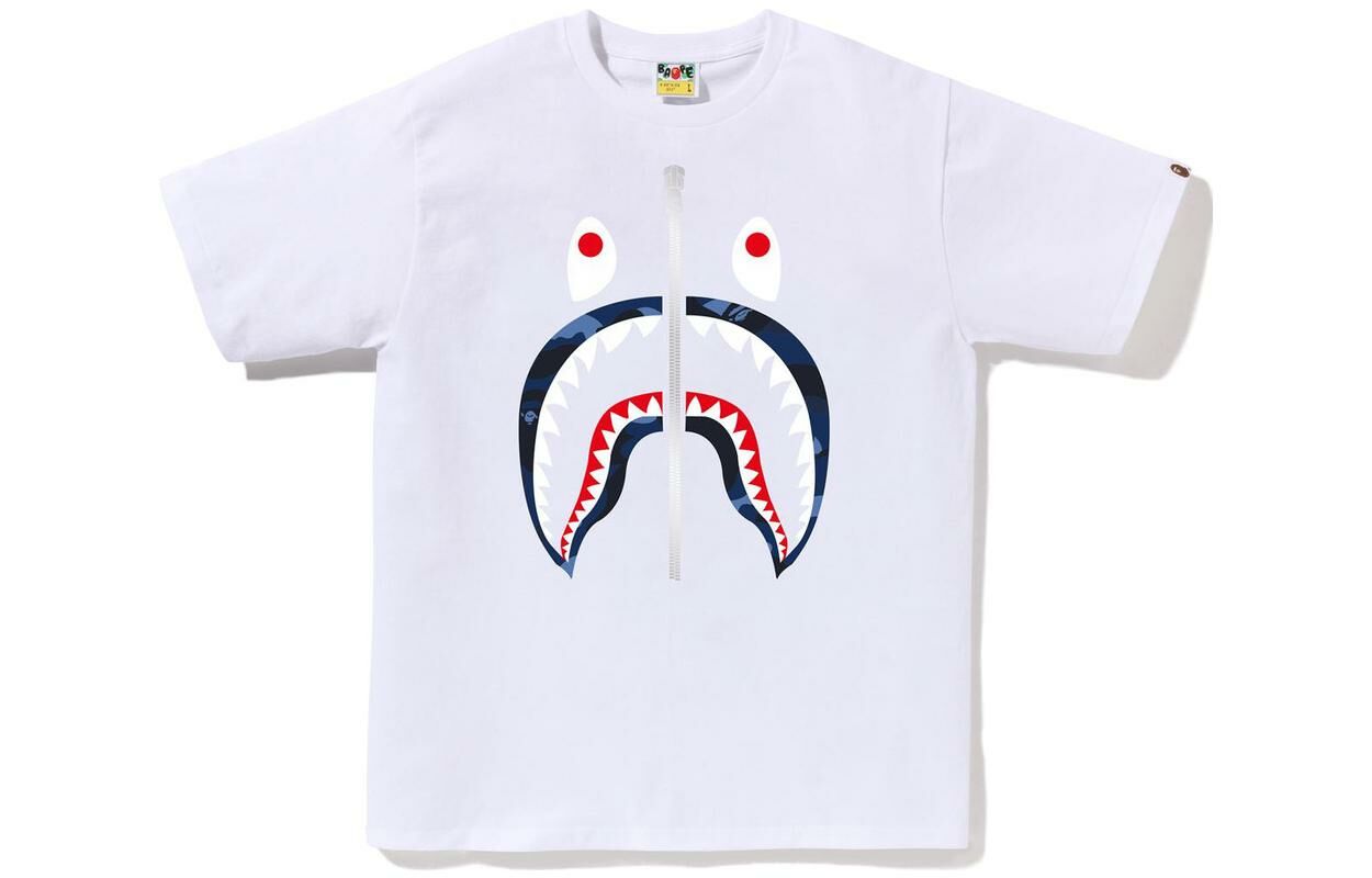 【代購】A BATHING APE Color Camo Shark Tee