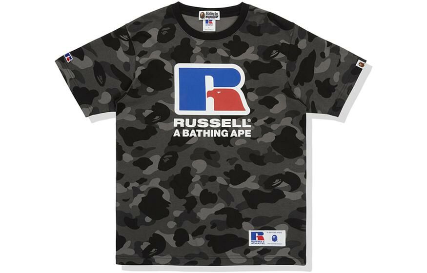 【代購】A BATHING APE X Russell Color Camo Tee