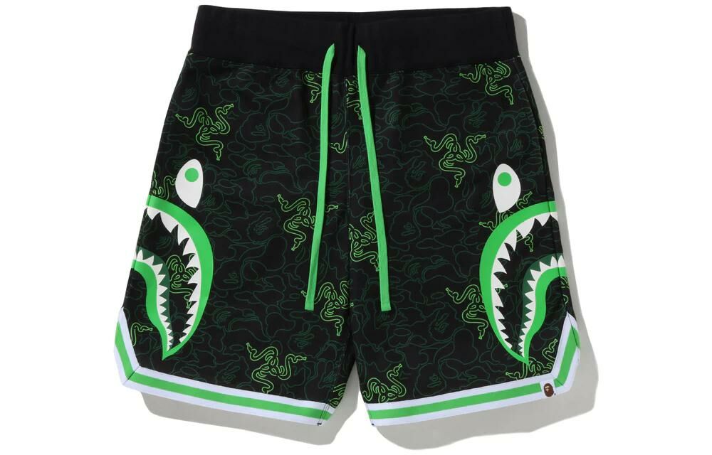 【代購】A BATHING APE x Razer Bape FW22 Casual Shorts Men's Bright Green