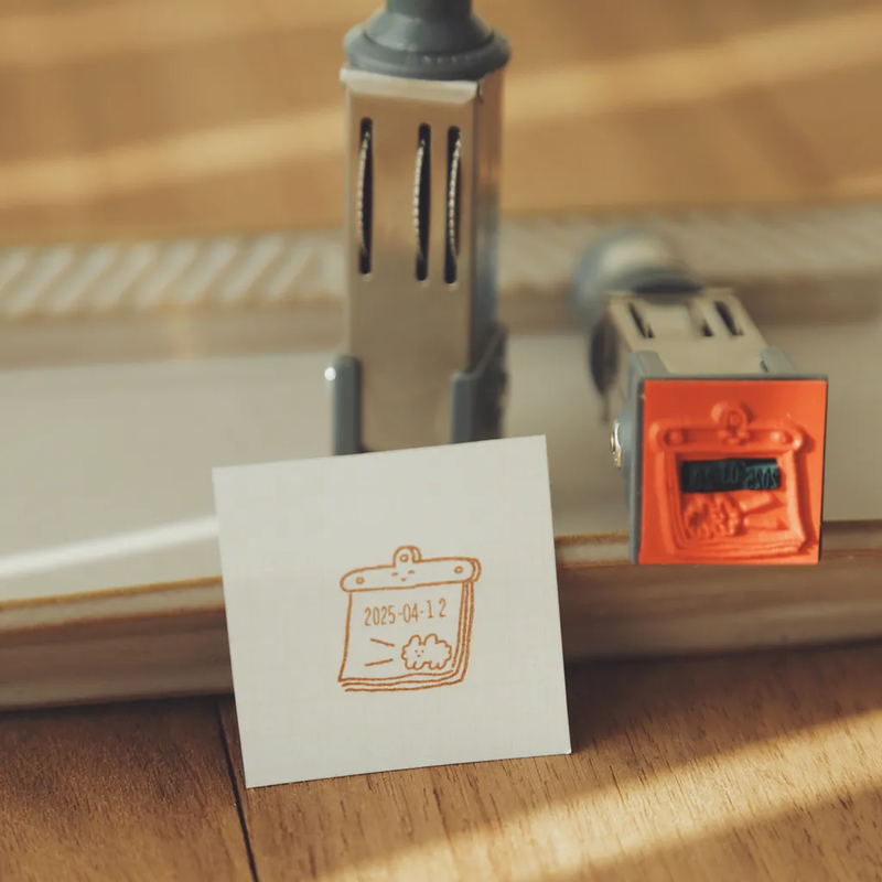狗狗雲（小）可調式日期印章｜右手超人