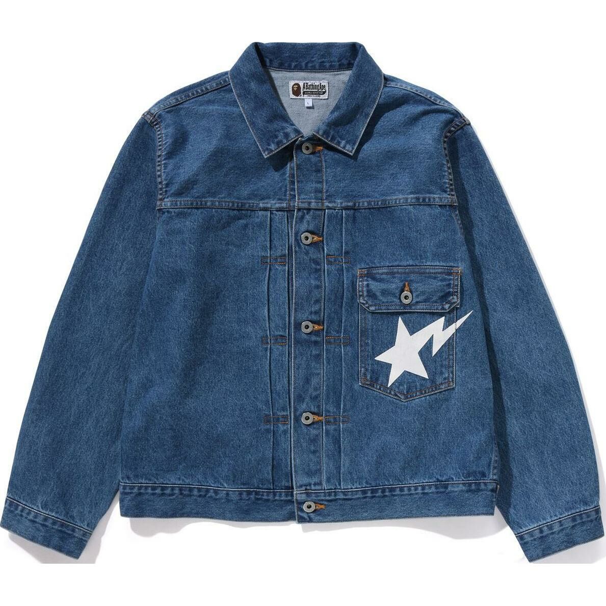 【代購】A BATHING APE Sta Denim Jacket