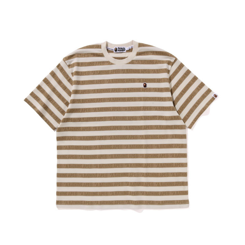【代購】A BATHING APE All over Logo print Cotton T shirt
