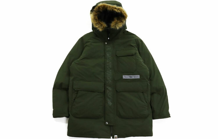 【代購】A BATHING APE Loose Fit Long Down Coat