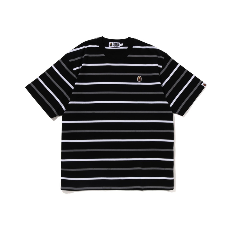 【代購】A BATHING APE Head One Point Stripe Tee