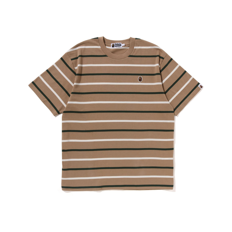 【代購】A BATHING APE Head One Point Stripe Tee