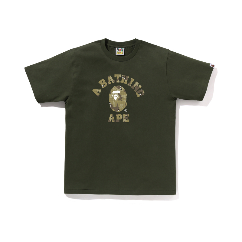 【代購】A BATHING APE Bitmap College Tee