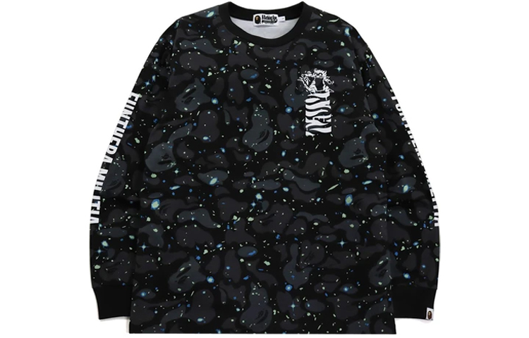 【代購】A BATHING APE Space Camo Tiger L/S Tee