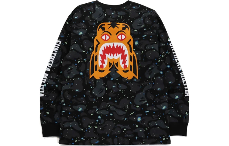【代購】A BATHING APE Space Camo Tiger L/S Tee