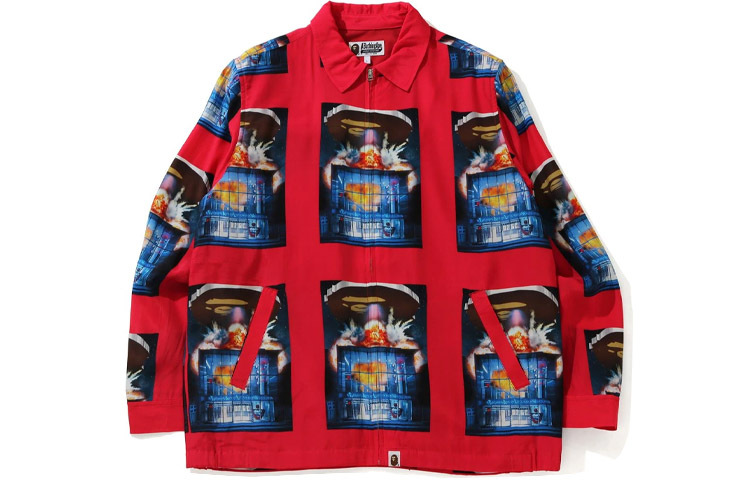 【代購】A BATHING APE Invasion Rayon Jacket