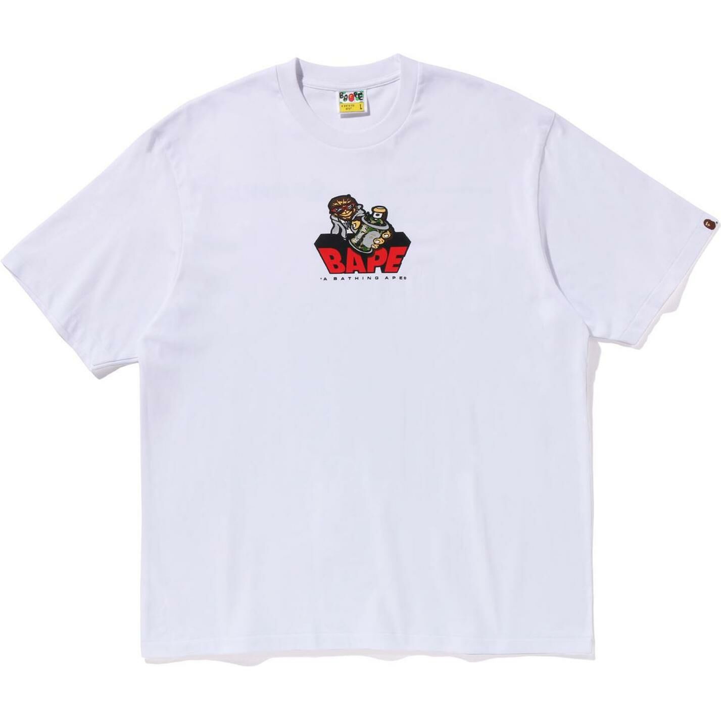 【代購】A BATHING APE Logo print Cotton T shirt