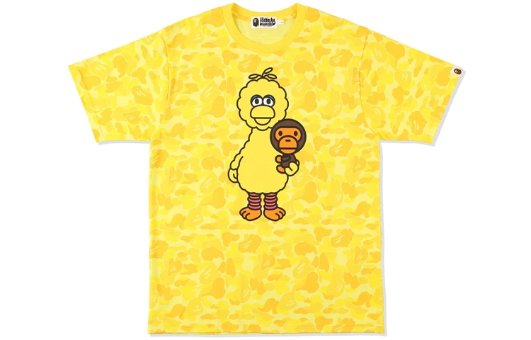 【代購】A BATHING APE X Sesame Street Abc Camo Tee