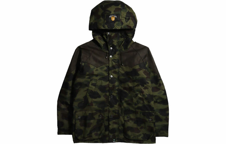 【代購】A BATHING APE X Barbour 1st Camo Bedale Snowboard Jacket