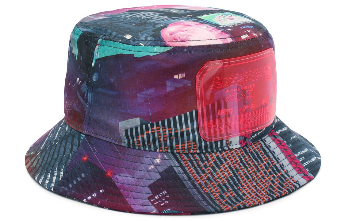 【代購】A BATHING APE Neon Tokyo Bucket Hat