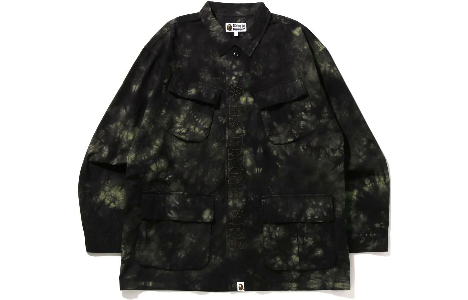 【代購】A BATHING APE Tie Dye Army Jungle Fatigue Shirt Jacket