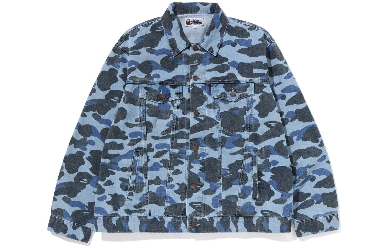 【代購】A BATHING APE Color Camo Denim Jacket