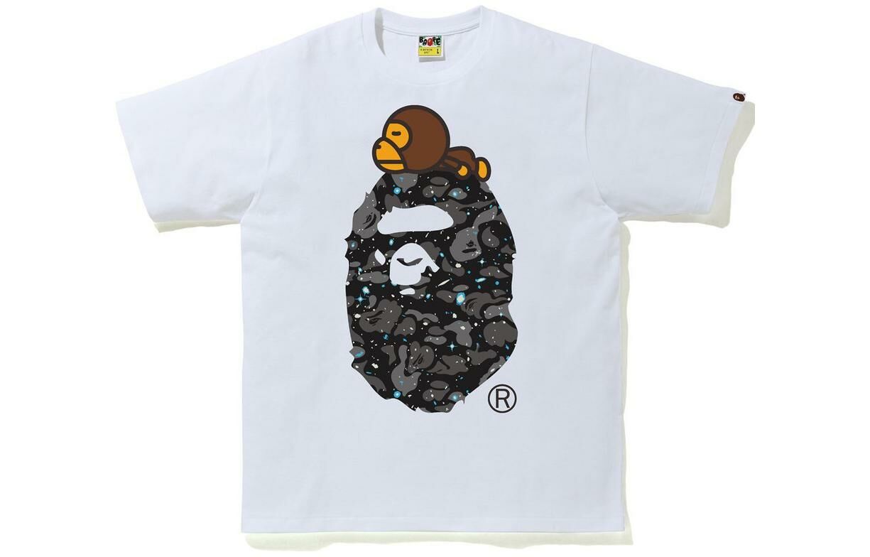【代購】A BATHING APE Space Camo Milo On Big Ape Tee FW21