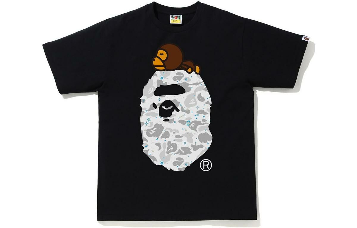 【代購】A BATHING APE Space Camo Milo On Big Ape Tee FW21
