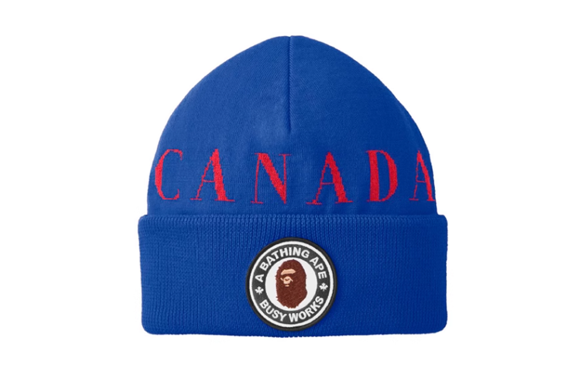 【代購】A BATHING APE X Canada Goose X Concepts Toque Beanie