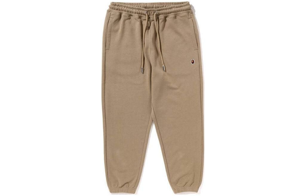 【代購】A BATHING APE Logo-patch Cotton Blend Track Pants