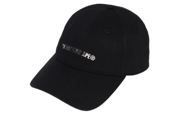 【代購】A BATHING APE Cotton Baseball Caps Men's Black