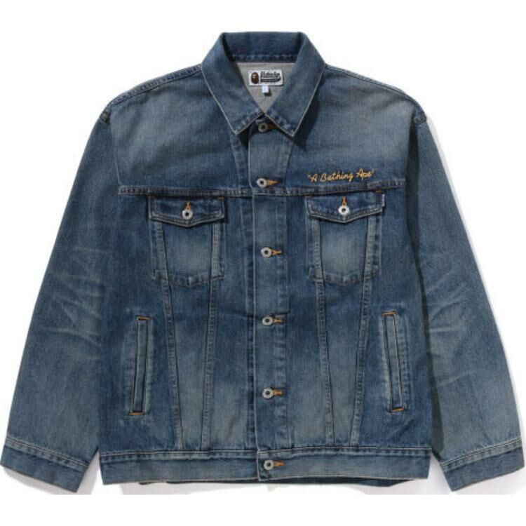 【代購】A BATHING APE Damage Denim Jacket