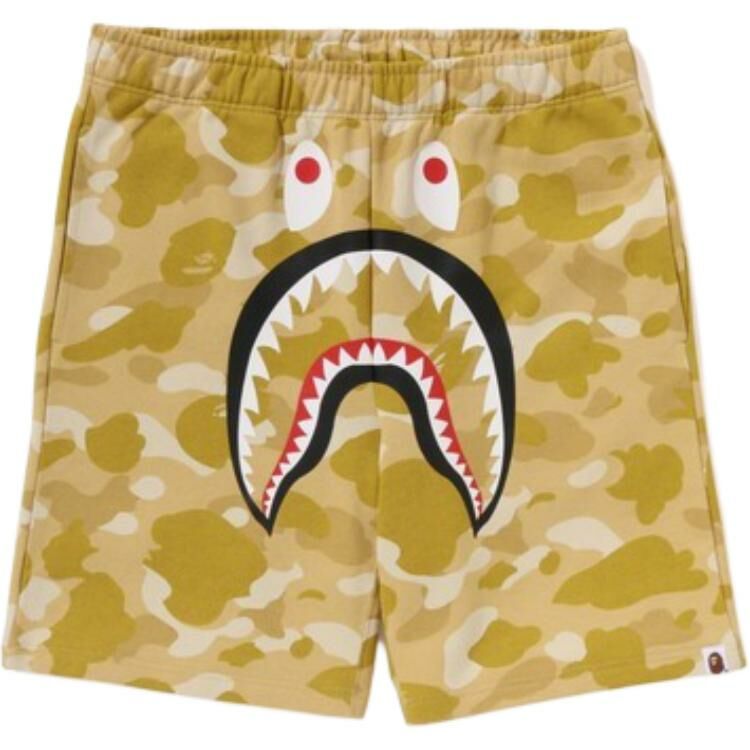【代購】A BATHING APE Color Camo Shark Sweat Shorts SS24