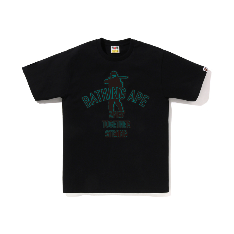 【代購】A BATHING APE Logo print Cotton T shirt