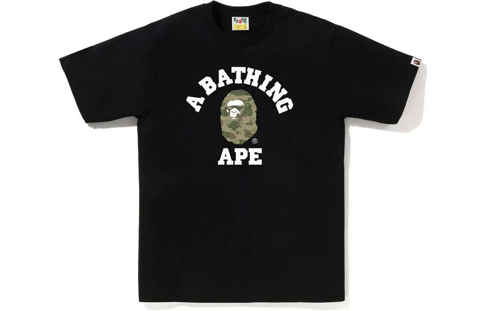 【代購】A BATHING APE Splinter Camo College Tee