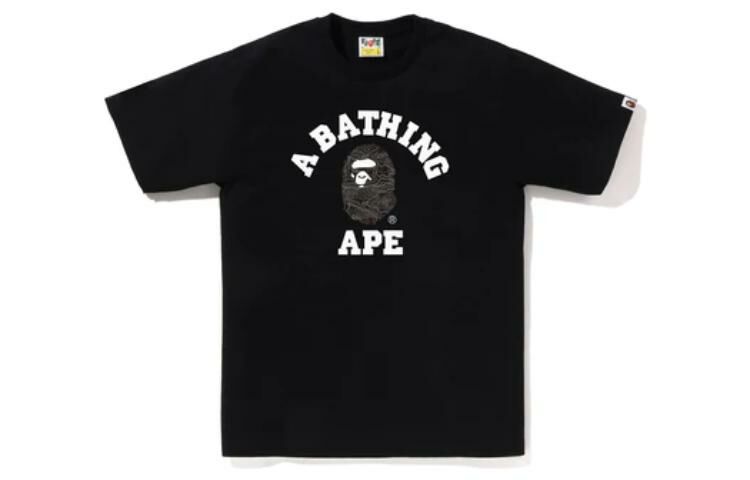 【代購】A BATHING APE Splinter Camo College Tee