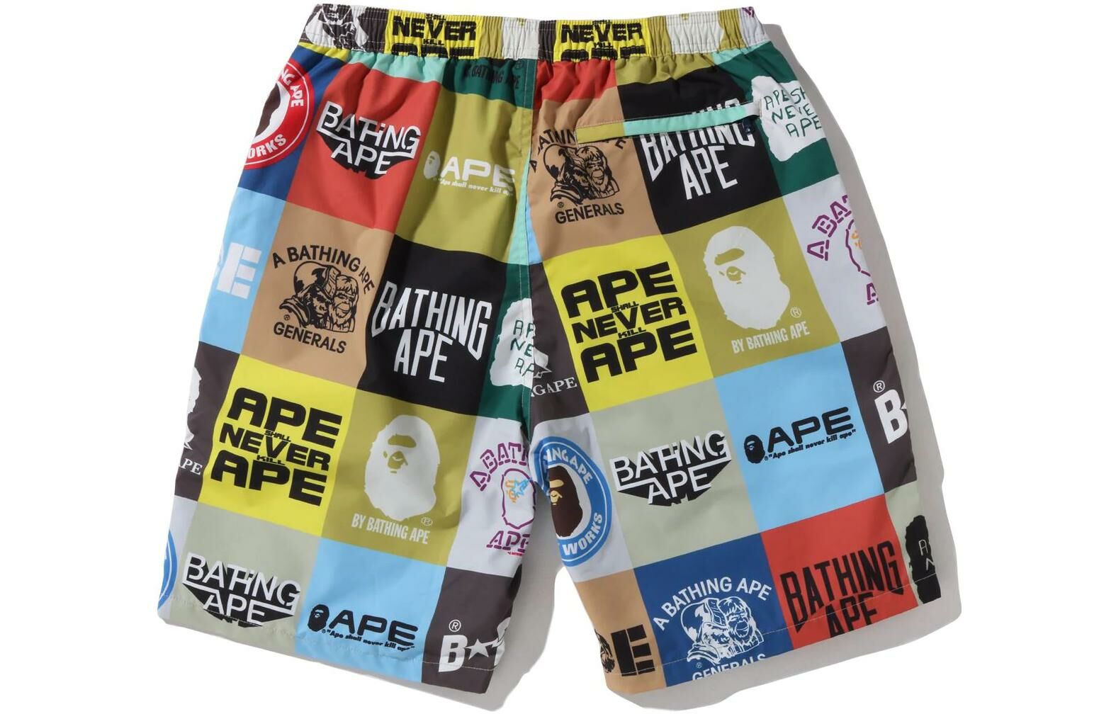 【代購】A BATHING APE Classic Logo Beach Shorts