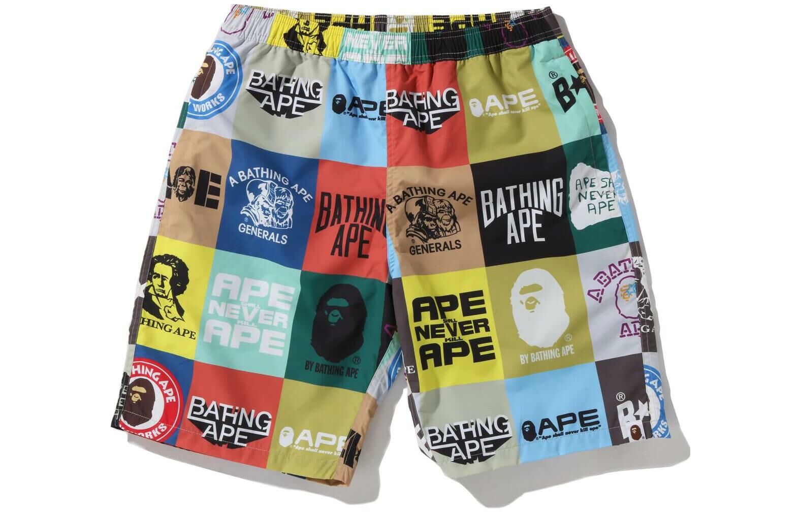 【代購】A BATHING APE Classic Logo Beach Shorts