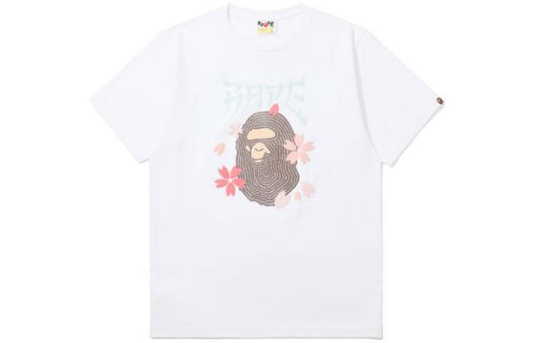 【代購】A BATHING APE Embroidery Style Sakura Ape Head Tee