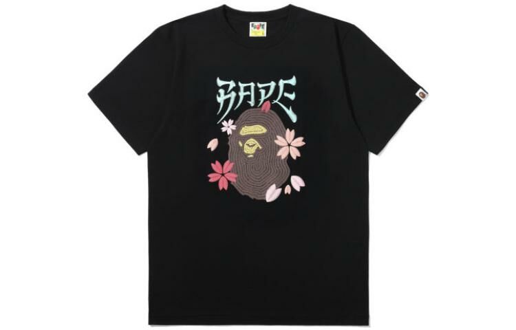 【代購】A BATHING APE Embroidery Style Sakura Ape Head Tee