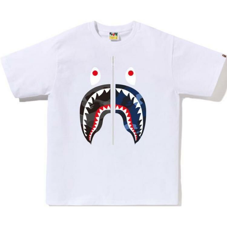 【代購】A BATHING APE Color Camo Separate Shark Tee