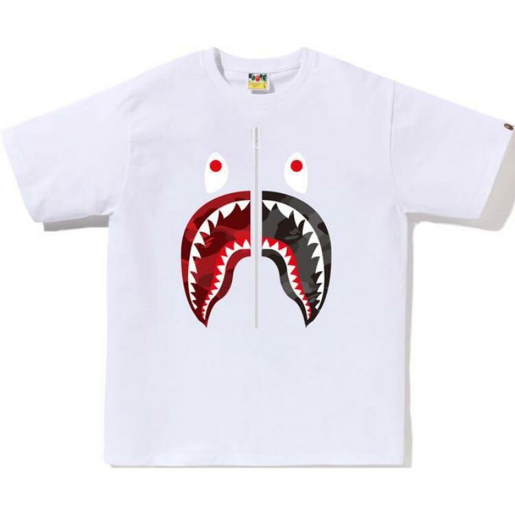 【代購】A BATHING APE Color Camo Separate Shark Tee