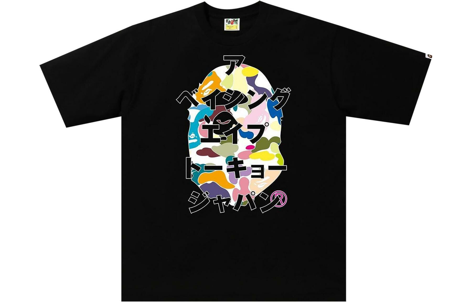 【代購】A BATHING APE T-Shirts Men Black