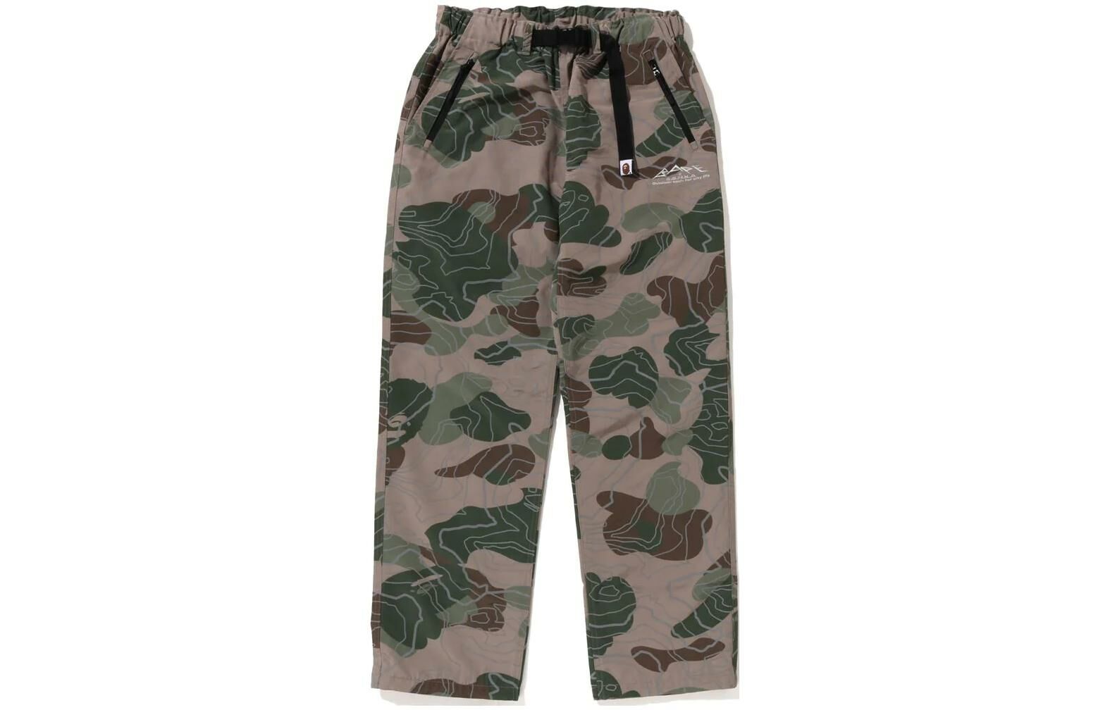 【代購】A BATHING APE Layered Line Camo Track Pants