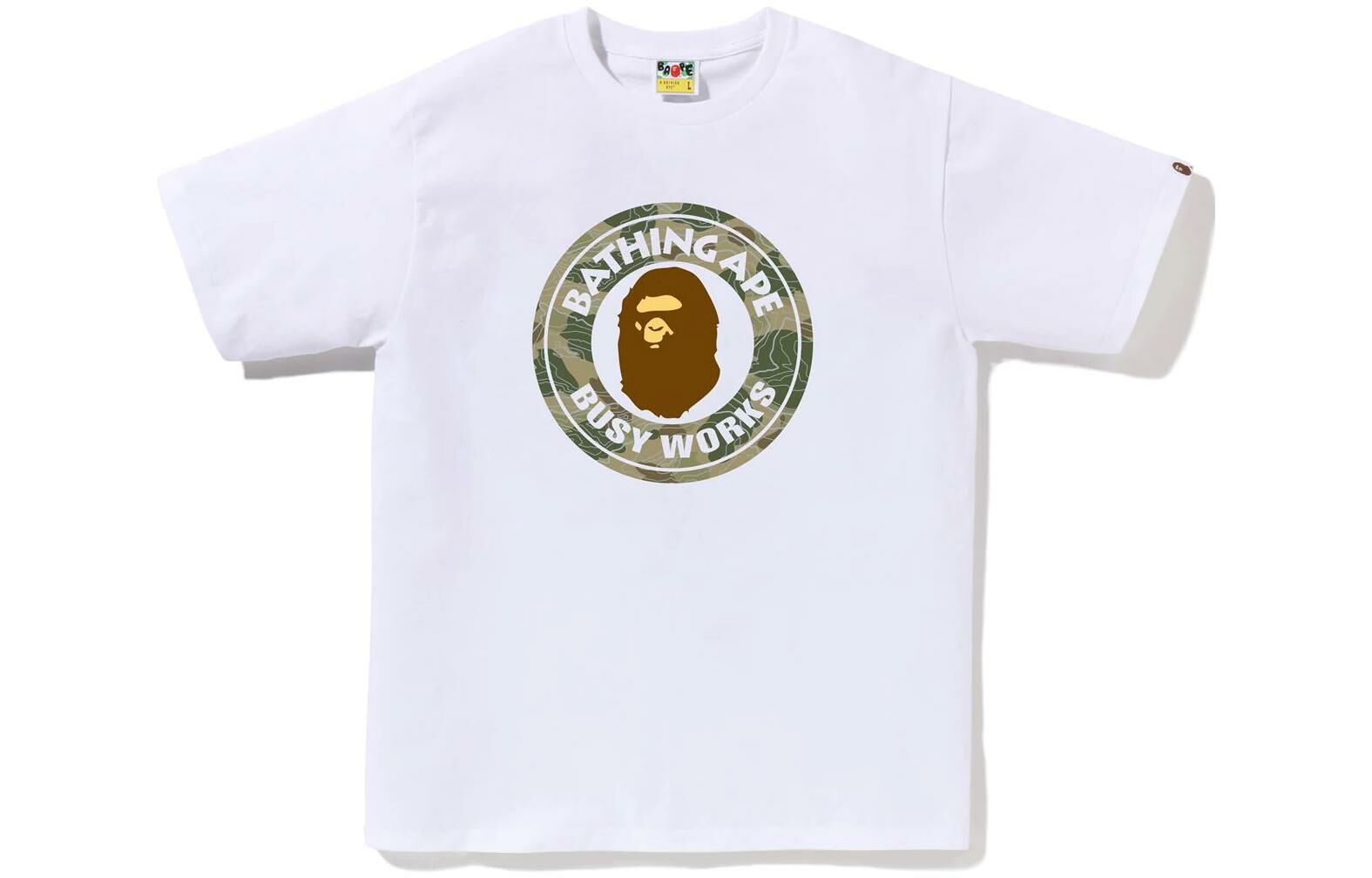 【代購】A BATHING APE Layered Line Camo Busy Works Tee