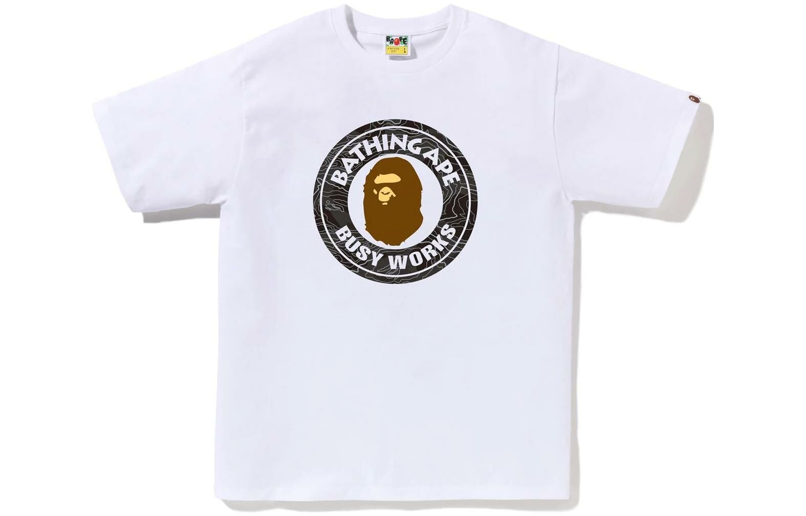 【代購】A BATHING APE Layered Line Camo Busy Works Tee