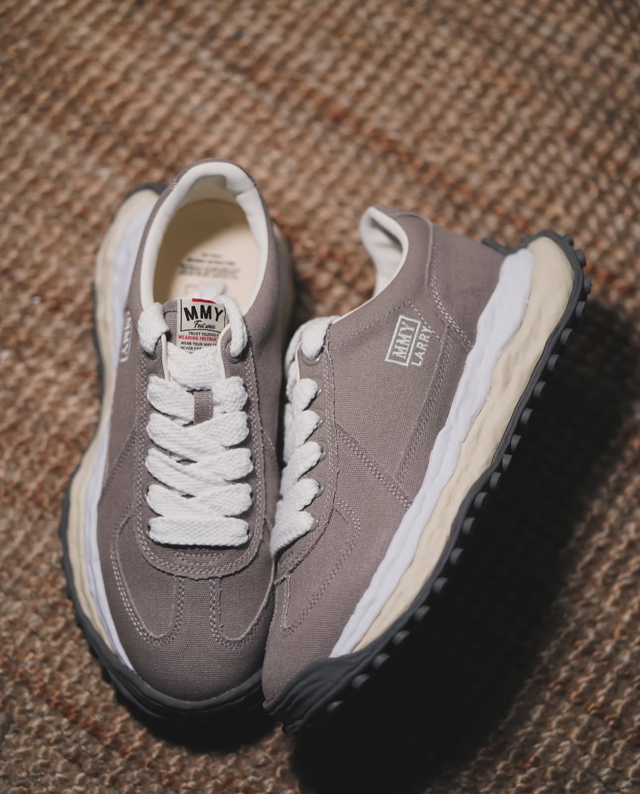 現貨|Mihara Yasuhiro LARRY OG Sole Canvas Low GRAY