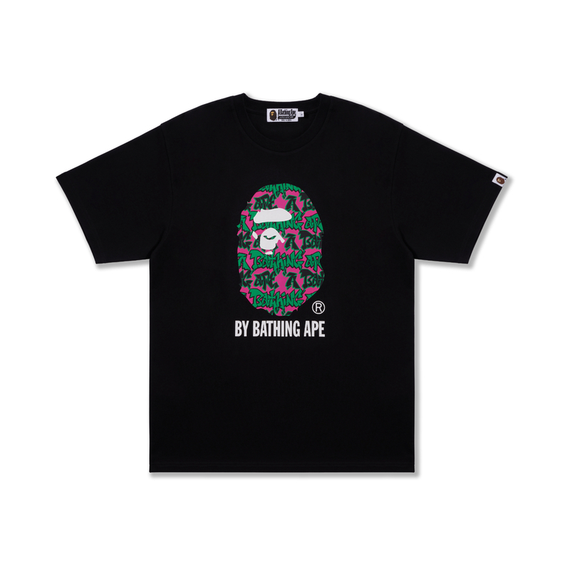 【代購】A BATHING APE Graffiti Pattern By Bathing Ape Tee