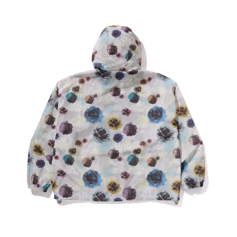 【代購】A BATHING APE Floral Camo Nylon Hooded Jacket
