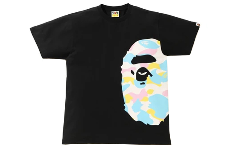 【代購】A BATHING APE New Multi Camo Side Big Ape Head Tee