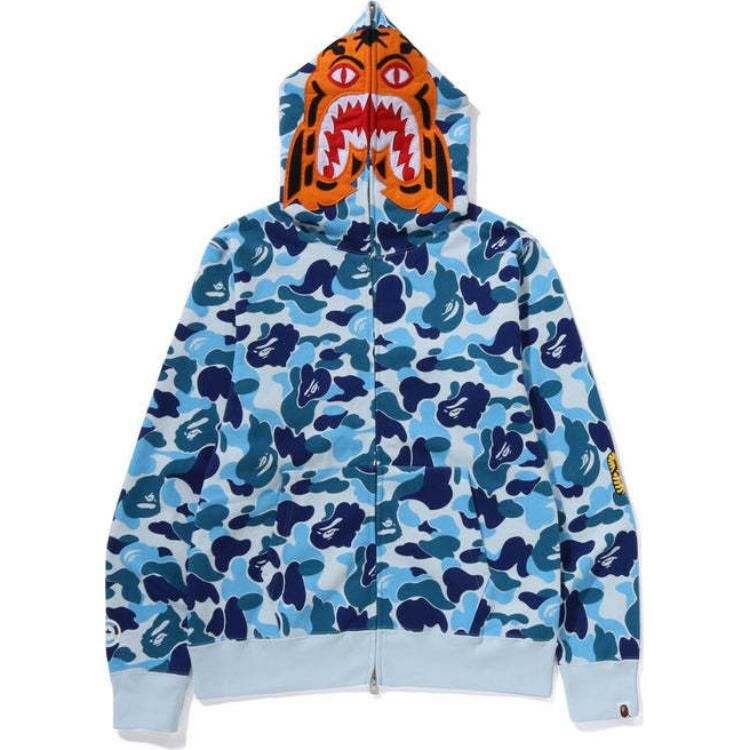 【代購】A BATHING APE Camo Tiger Full Zip Hoodie