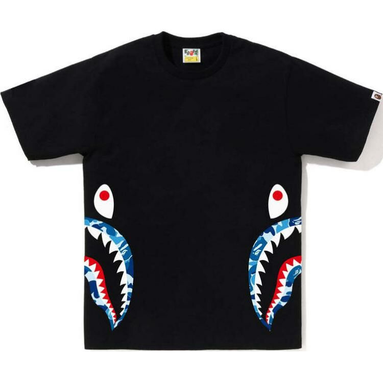 【代購】A BATHING APE Abc Camo Side Shark Tee