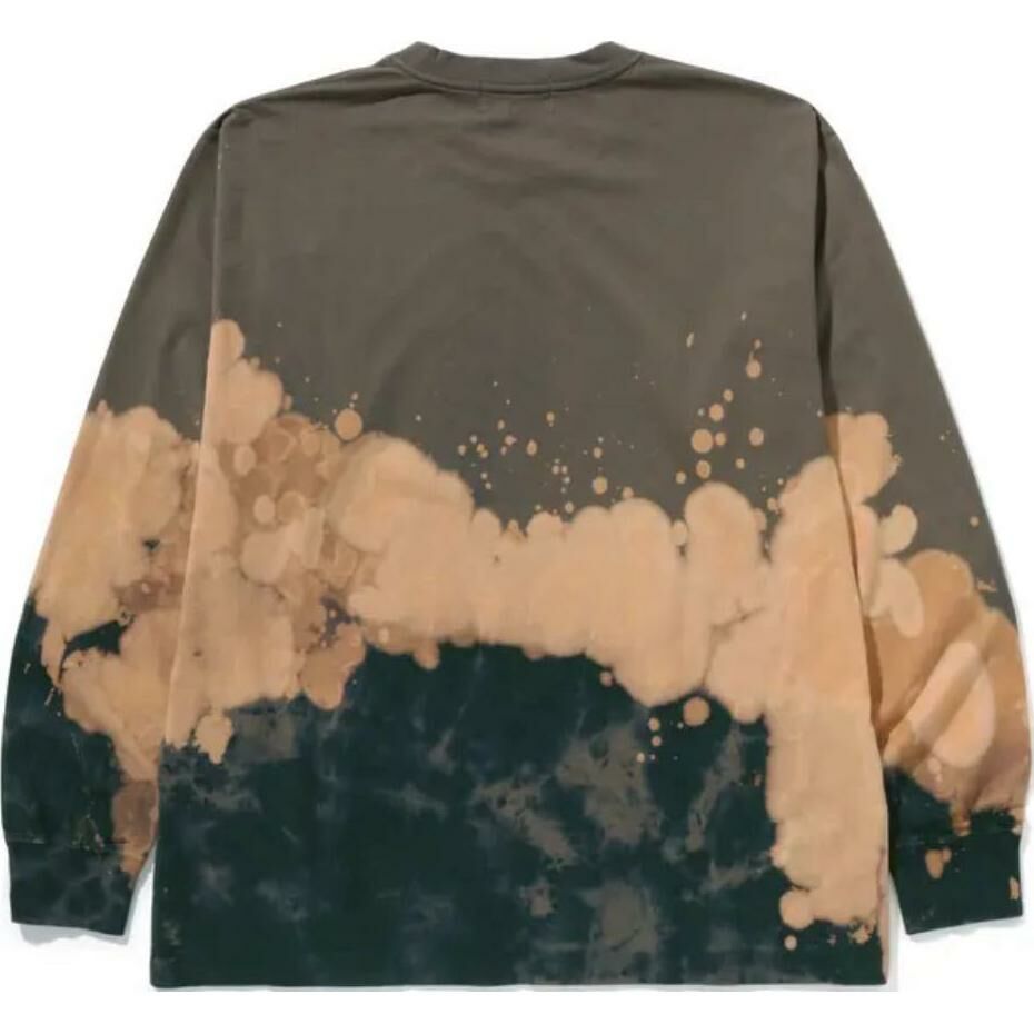 【代購】A BATHING APE Tie Dye Ape Head Relaxed Fit Long-Sleeve Tee