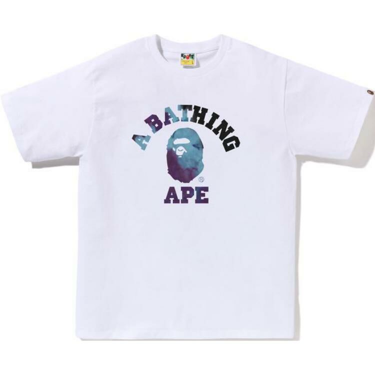 【代購】A BATHING APE Tie Dye College Tee