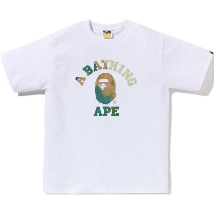 【代購】A BATHING APE Tie Dye College Tee