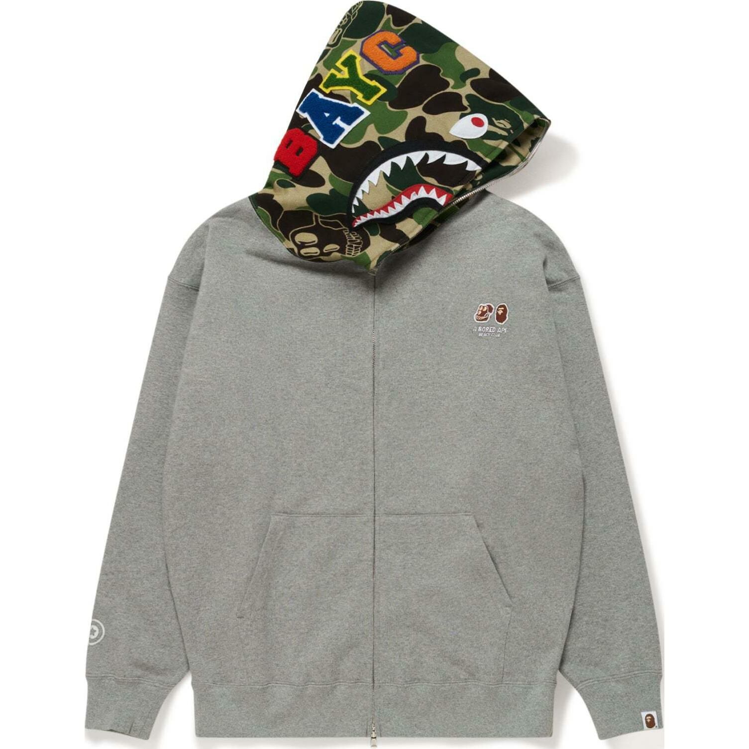 【代購】A BATHING APE X Bored Ape Yacht Club Shark Full Zip Hoodie
