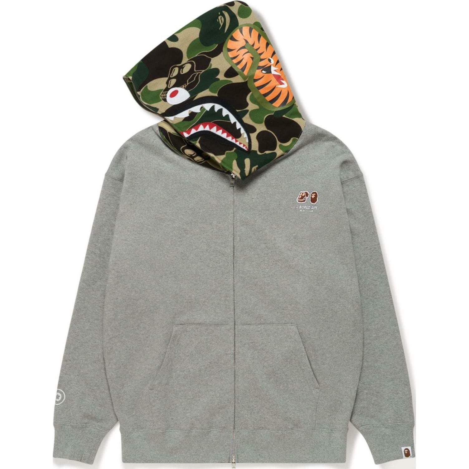 【代購】A BATHING APE X Bored Ape Yacht Club Shark Full Zip Hoodie